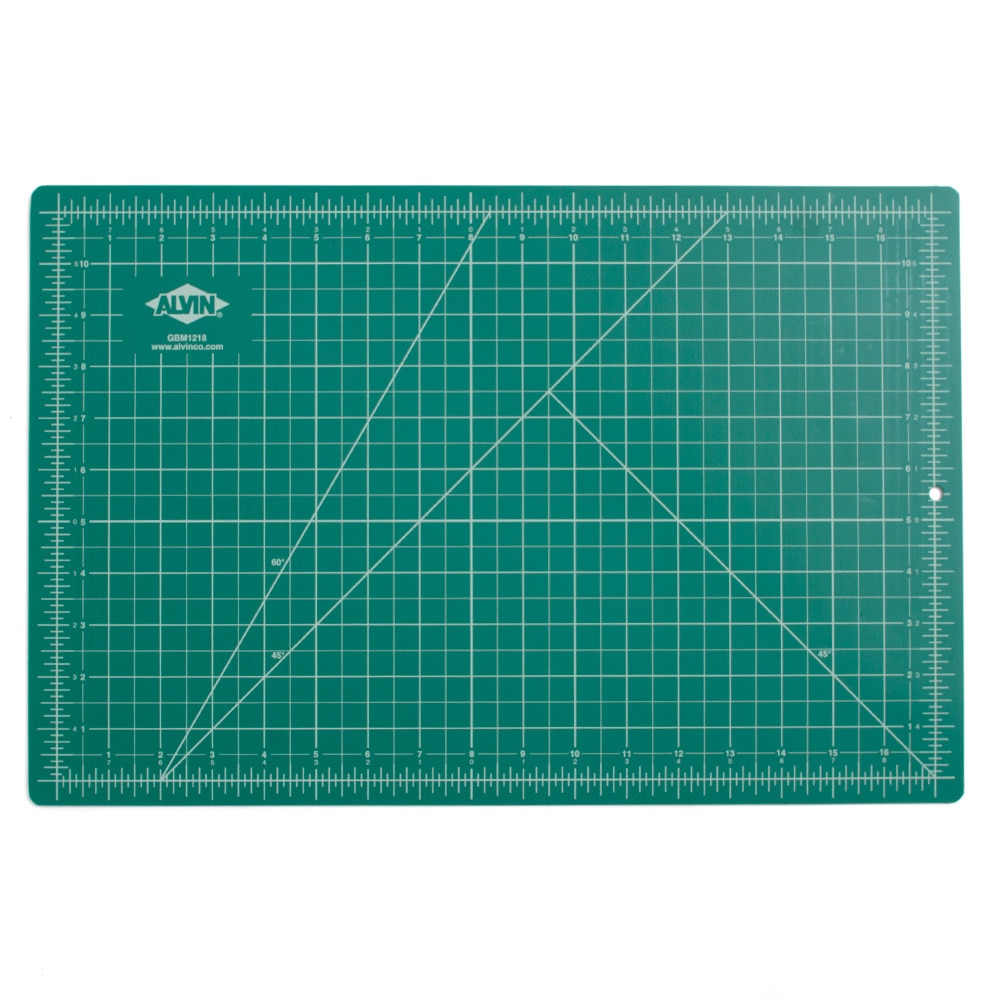 Alvin, Healable Mats, Art & School, Green or Black, Self-healing, Cutting mat, 86248, GBM1218